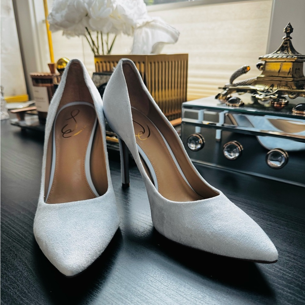 Sam Edelman Hazel Pump, Light Blue Suede ✨